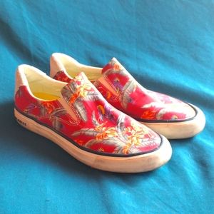 *2 for $15* Genuine Women's size 9 SeaVees Slip on Magnum Poplin Twill